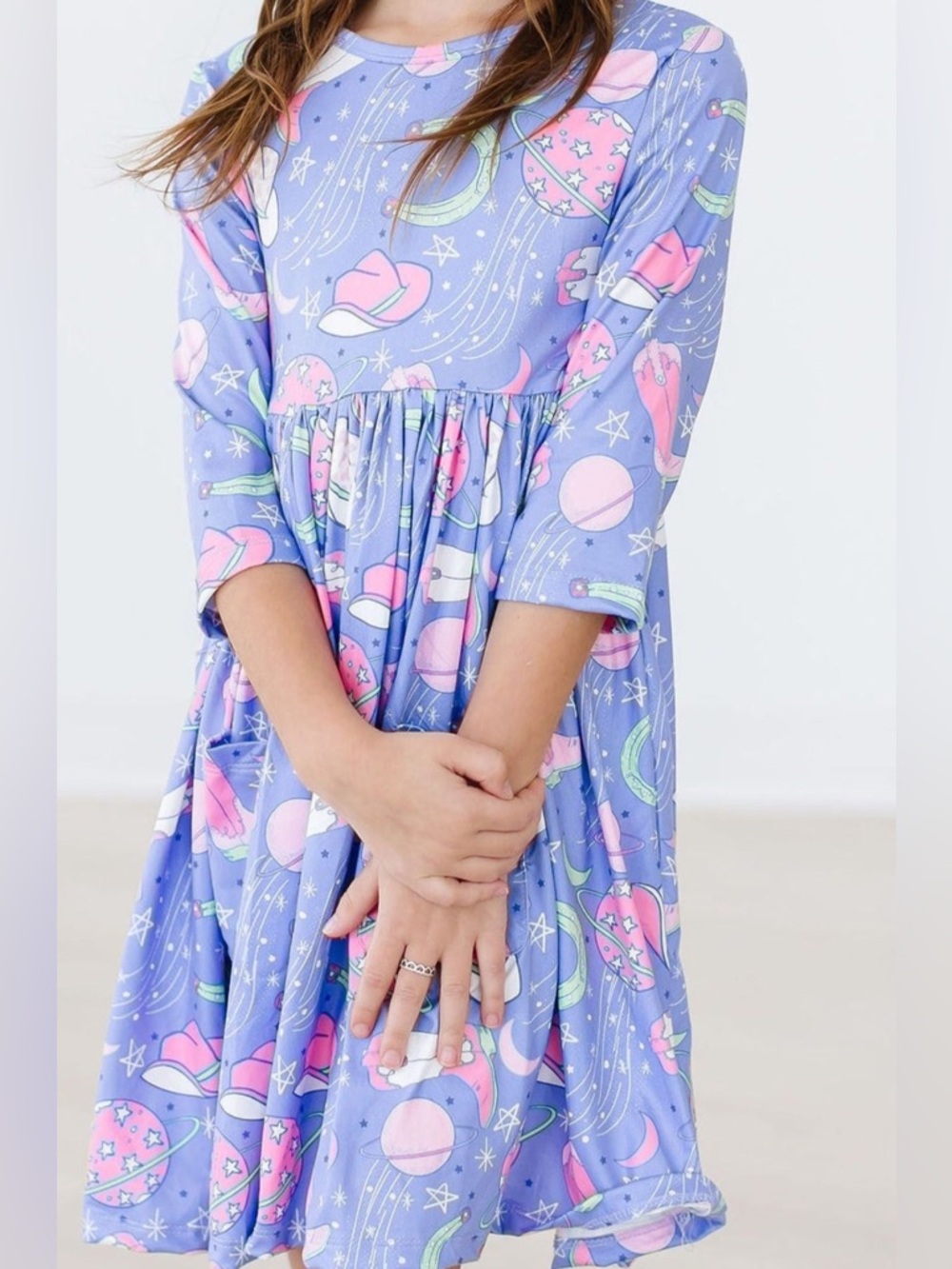 Like New Mila & Rose Neon Moon Twirl Dress, 9/10, MSRP $28